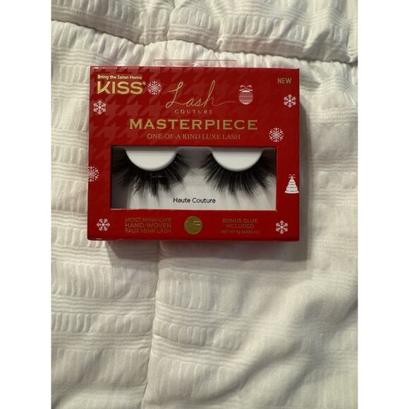 KISS Lashes Haute Couture Faux Lash Couture Masterpiece Black Glam - Picture 1 of 2